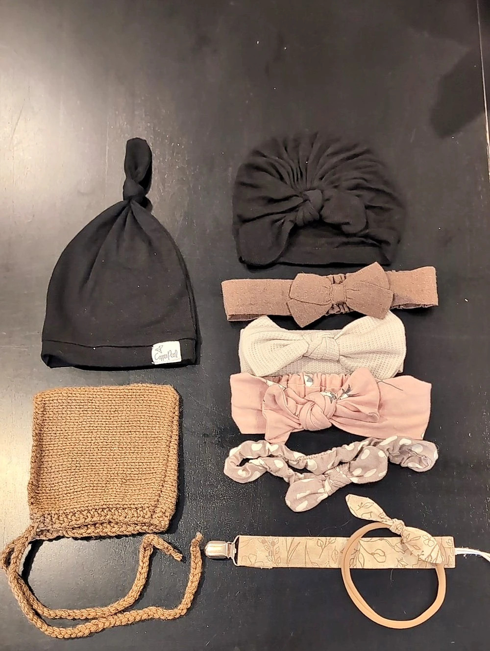 Baby Girl Hat Headband Bonnet Headwear & Hair Accessories Lot